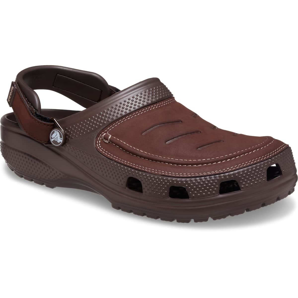 Crocs Men's Yukon Vista LR Clogs – LiteRide Foam, Adjustable Strap, Faux Leather