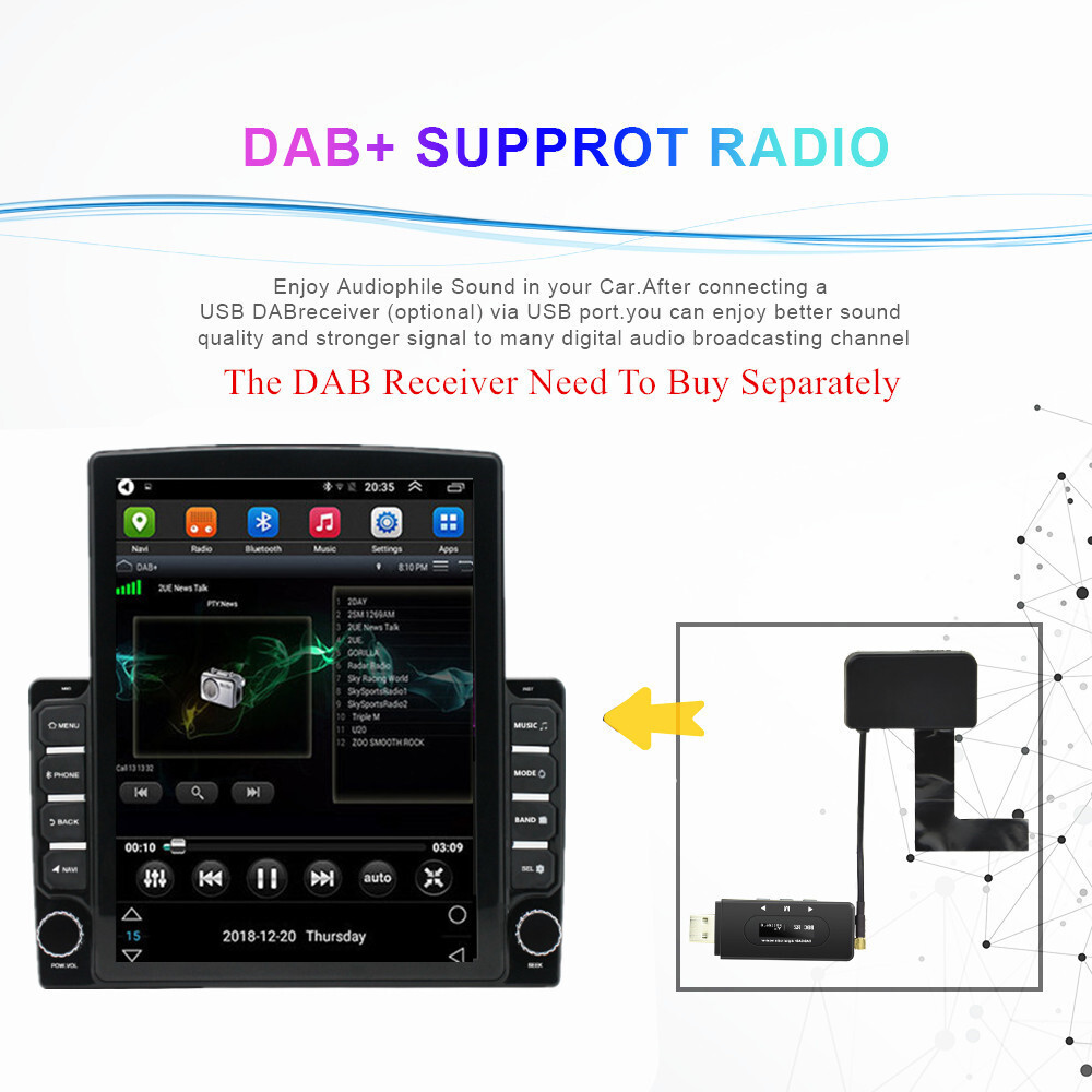 Car Stereo Radio For Apple Carplay Fit For Dodge RAM 1500 2500 2013-2019 GPS BT