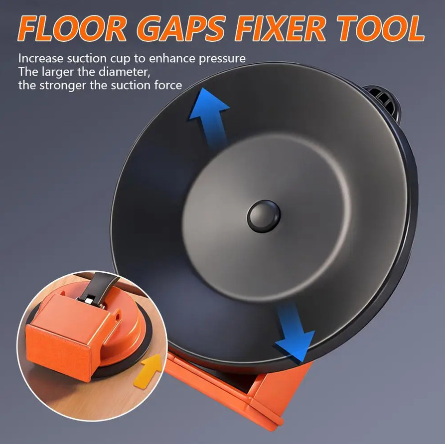 Floor Gap Fixer Tool with Suction Cup for Hardwood-Laminate and Vinyl Flooring