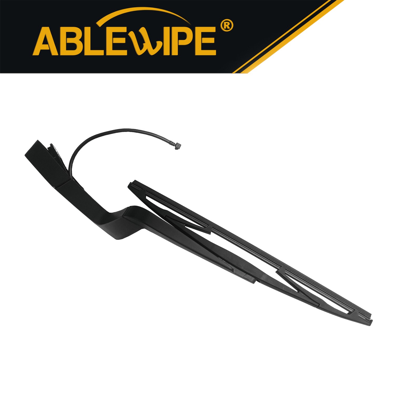 ABLEWIPE Rear and Arm Wiper Blade 12"+15" Fit for 2012-2007 GMC Acadia, 2pcs