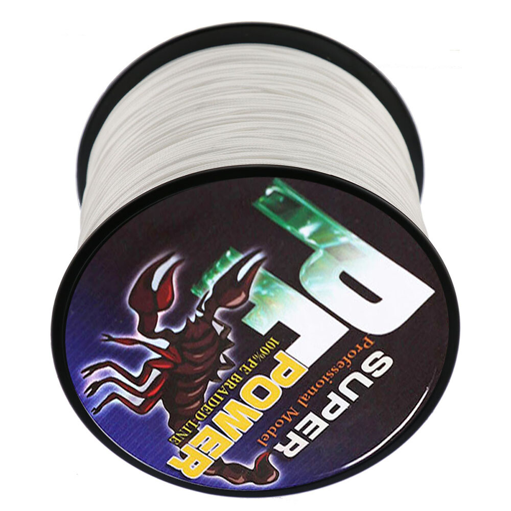 16 Strands 100M-2000M 20lbs-500lbs White Hollow pe Dynema Braided Fishing Line