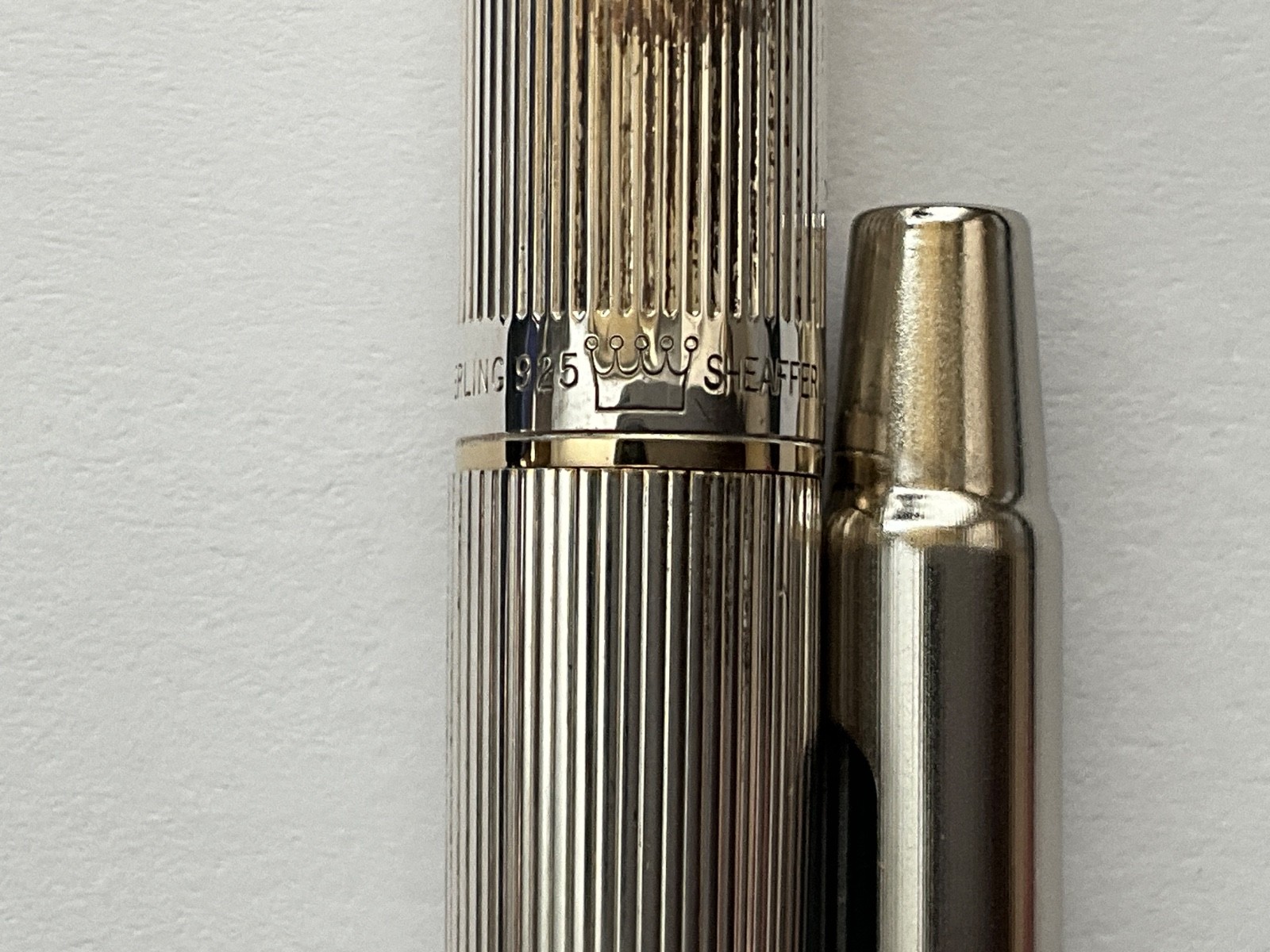 Sheaffer Imperial Sterling Silver Fountain Pen Made in USA - 14K Nib