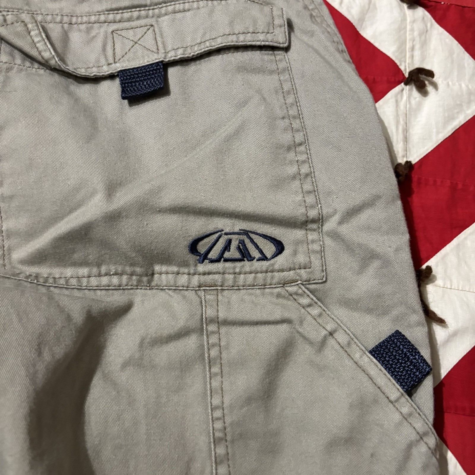 Vintage Y2K Masters Of Architectural Clothing Pants Raver As Is Worn Beige