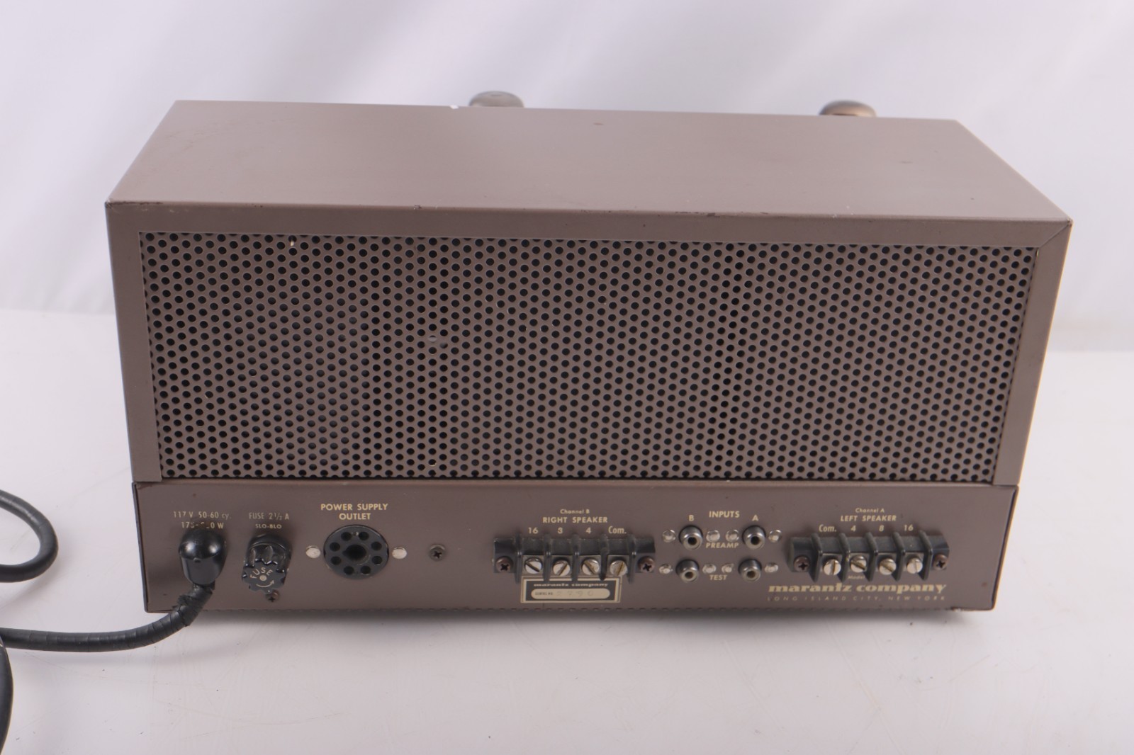 Marantz Model 8 Stereo Amplifier==Nice Original w/ Cage & Telefunken EL34's!