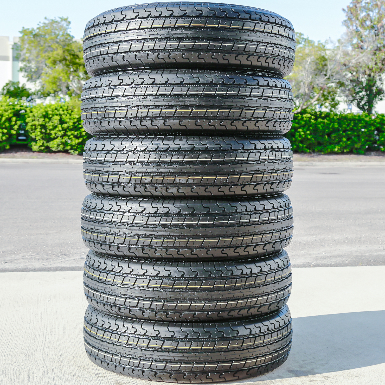 2 Tires Roundrule ST Hikee Semi Steel 205/75R15 205-75-15 Load E 10 Ply Trailer
