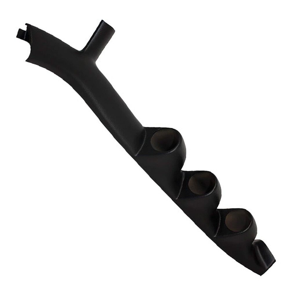 GlowShift Black Triple Gauge 52mm Pillar Pod for 1987-1993 Ford Mustang