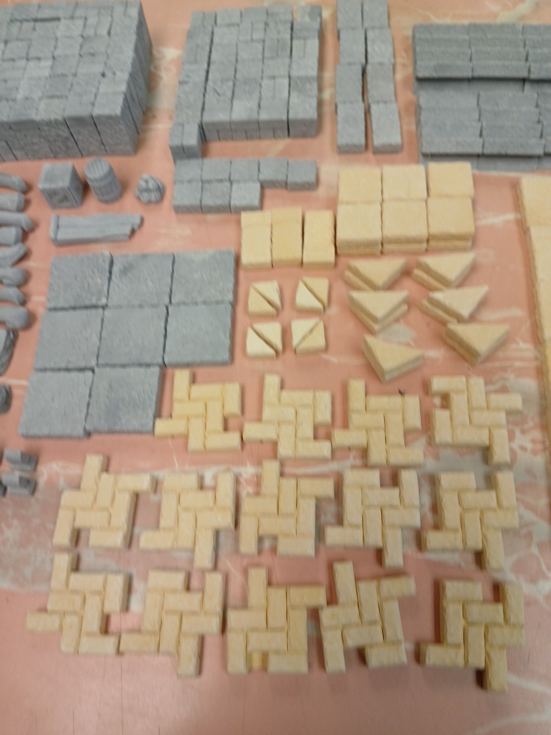 Dungeons & Dragons RPG tabletop miniature terrain lot, used