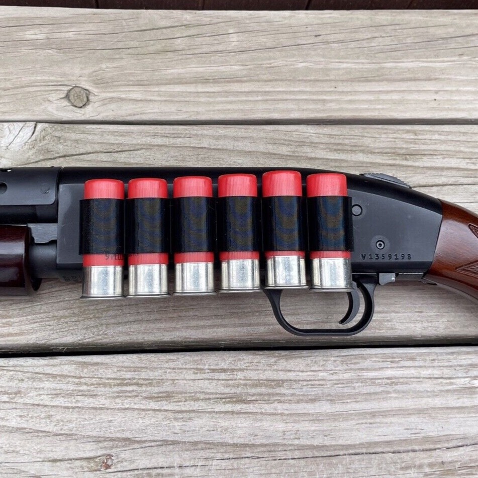 Flexible Shotgun Side Saddle 12 ga Shell Holder Fits Mossberg 590 500 NEW DESIGN