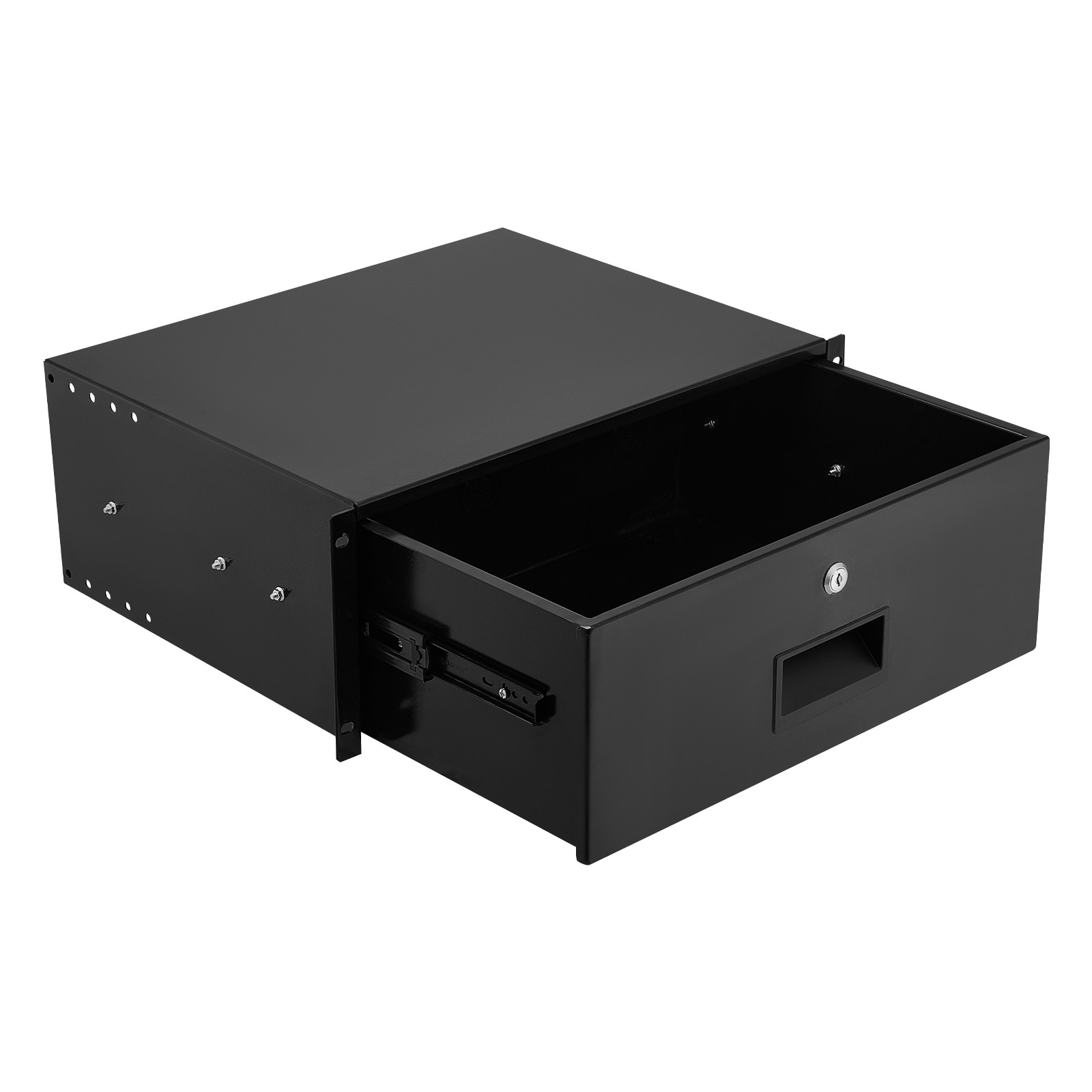 Uimoso 4U Rack Mount Drawer, 50 lbs Capacity, Lockable for 19-Inch Server Racks