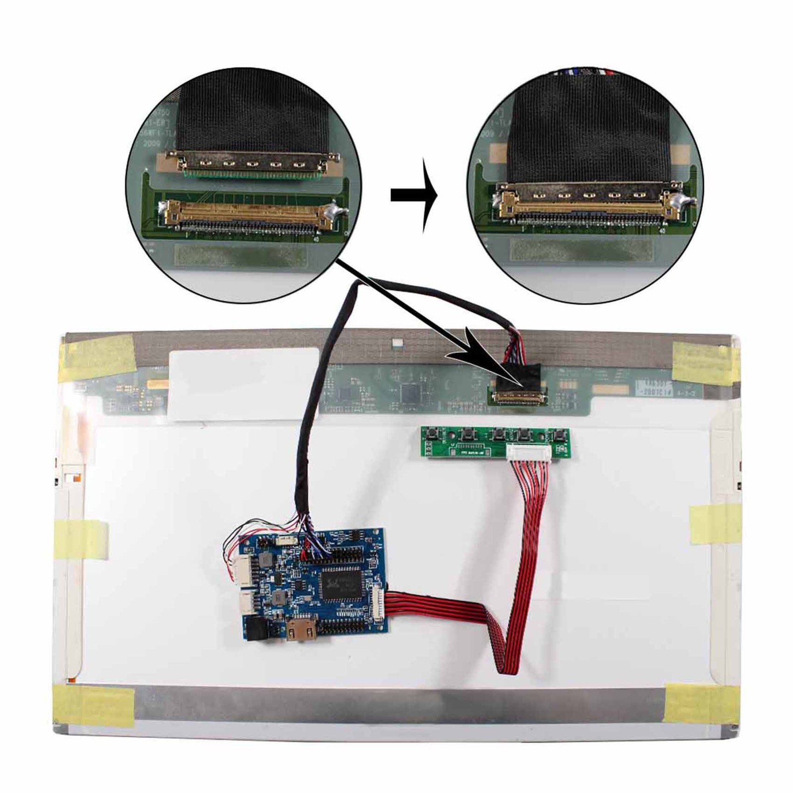 HD LCD Controller Board For 10.1in 1280x800 B101EW05 LP101WX1 HSD101PWW1 LCD