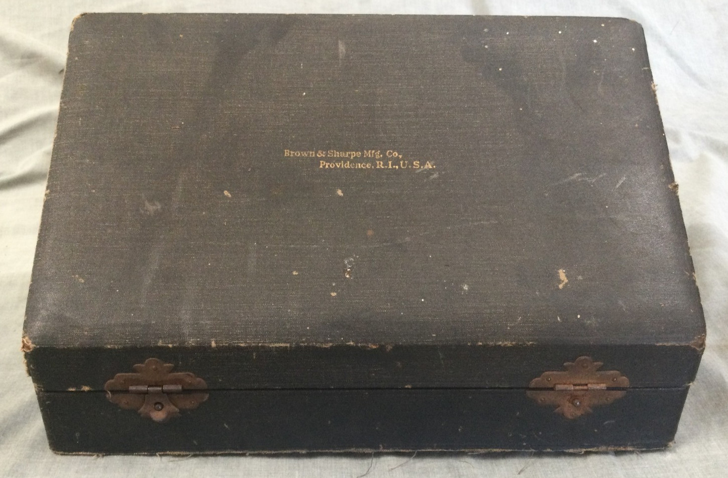 Vintage Brown & Sharpe Empty Wood Box - For Machinist Outside Micrometer Set