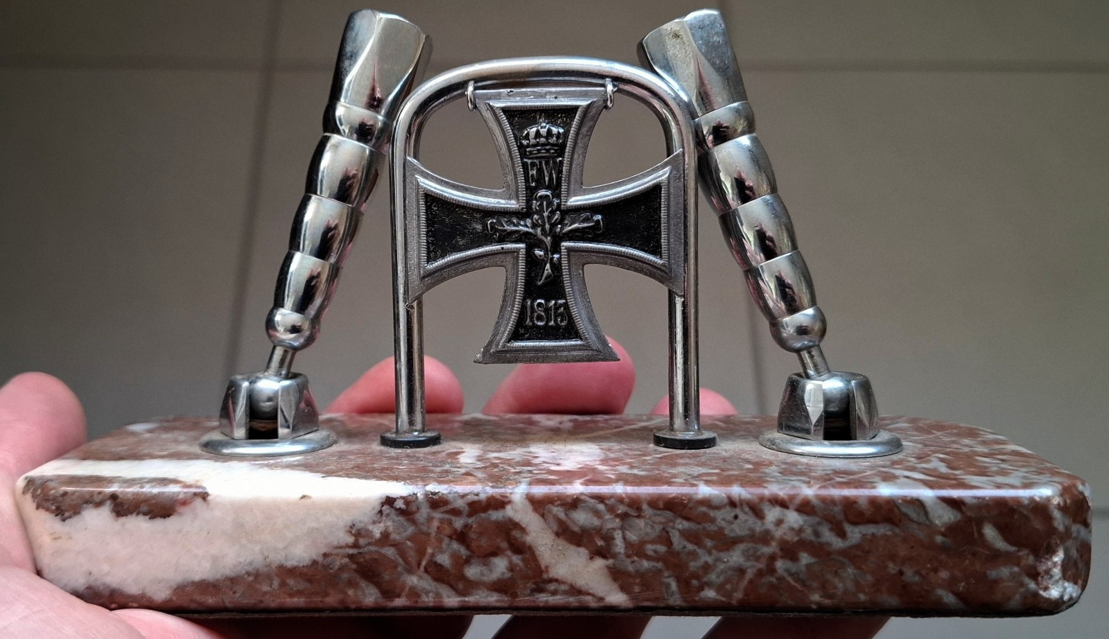 Presentation Iron Cross 1918 WWI German Imperial Prussian Officer Desk Organiser