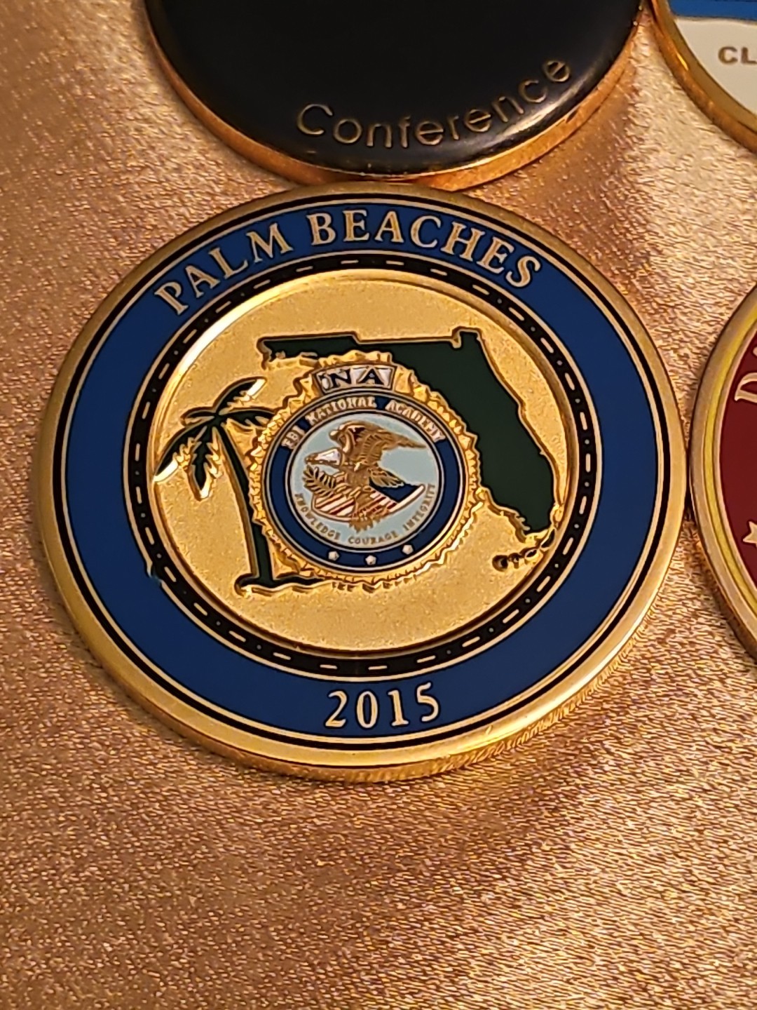 FBI National Academy Association Coins 4pc