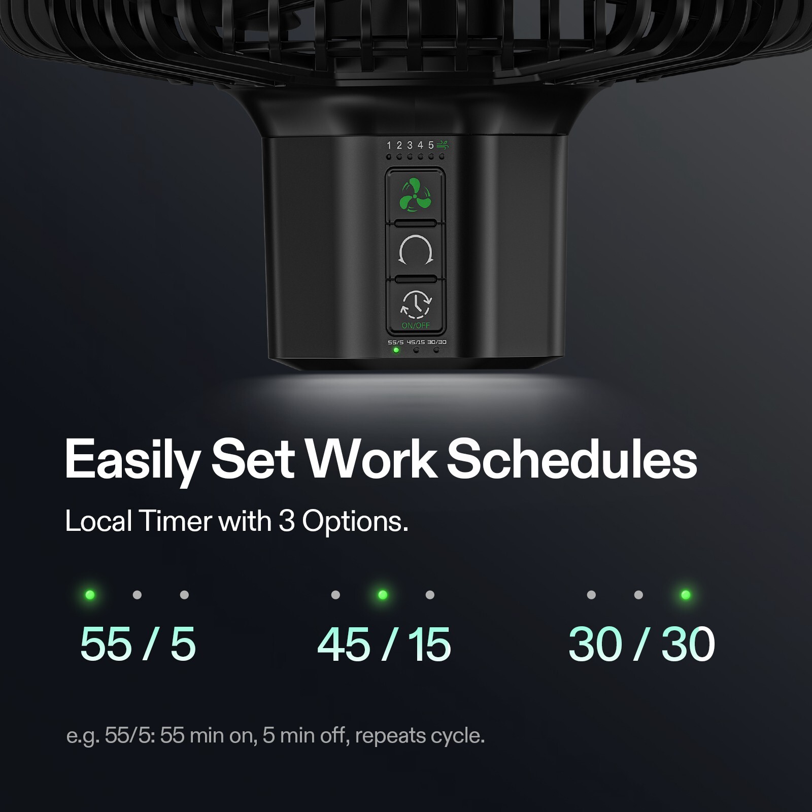 VIVOSUN AeroWave E6 Gen2 6-Inch Grow Tent Clip Fan, New