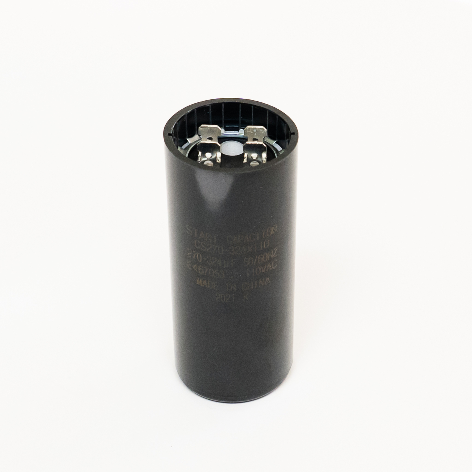Supco Motor Start Capacitor 270-324 MFD UF / 110 VAC