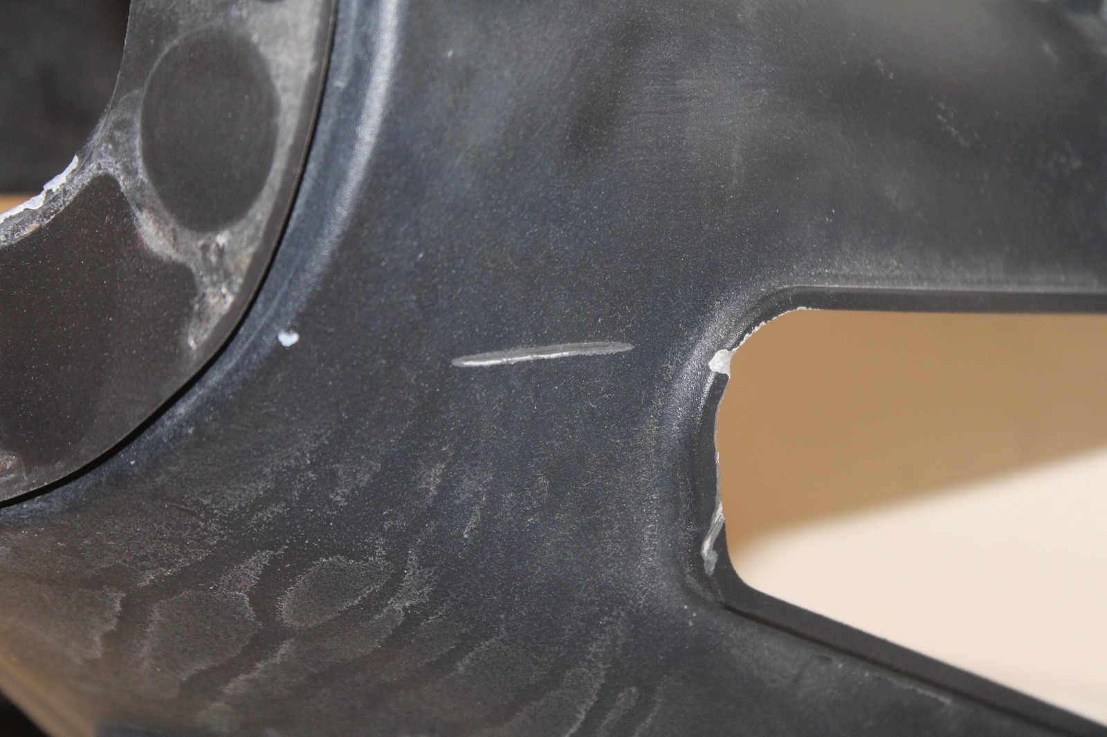 07-18 JEEP WRANGLER REAR SPARE TIRE BRACKET CARRIER THIRD BRAKE LIGHT 55397217