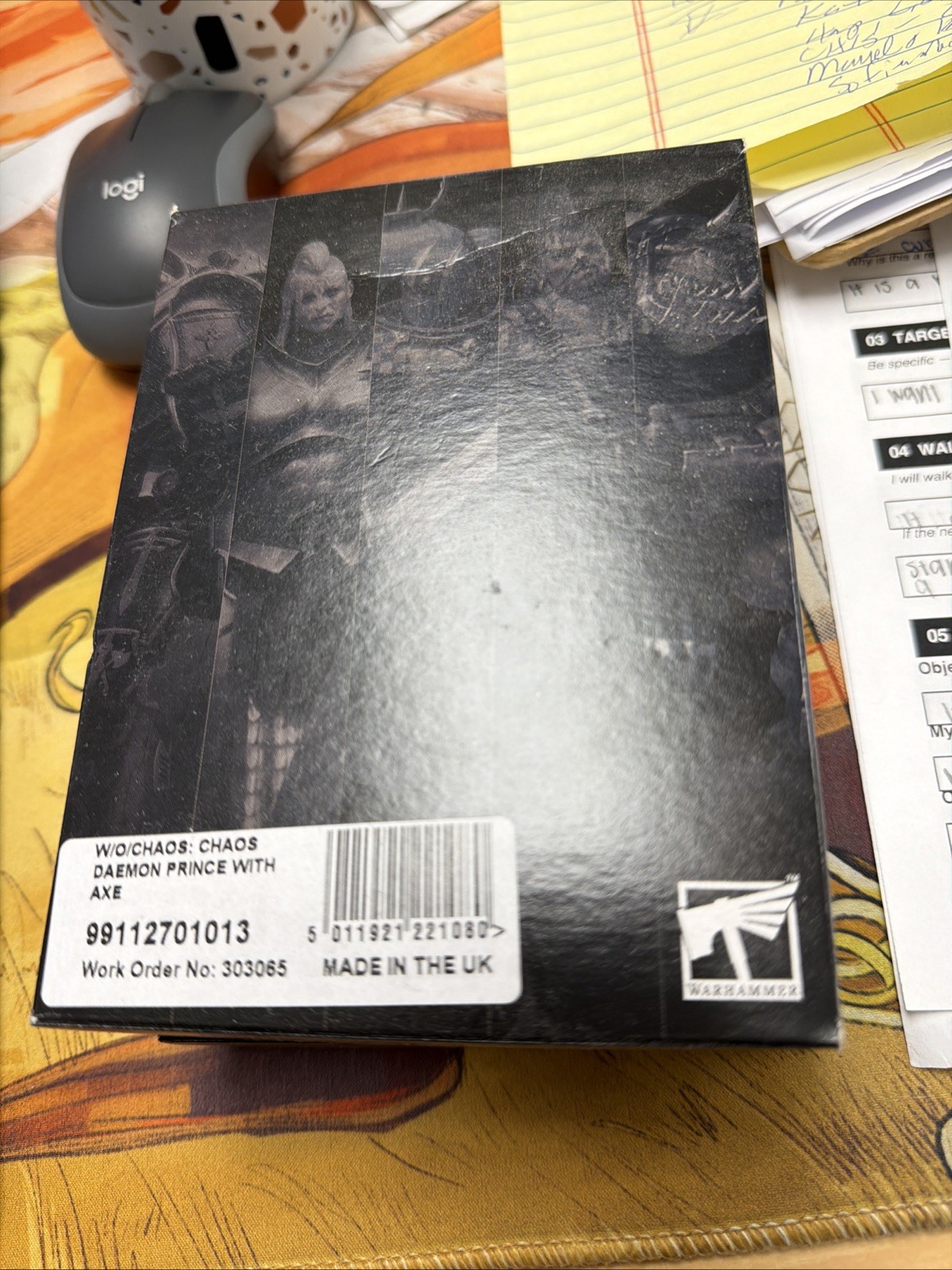 Warhammer: The Old World: Warriors of Chaos: Demon Prince with Axe. OOP METAL