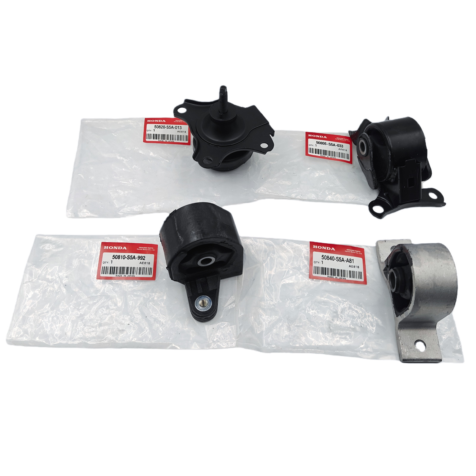 OEM Engine Motor & Trans Mount Auto Set 4PCS For 01-05 Honda Civic Acura EL 1.7L