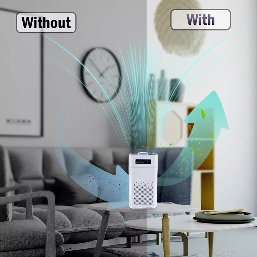 Home HEPA Air Purifier Large Room Air Cleaner for Allergies Smoke Mold Odor Dust