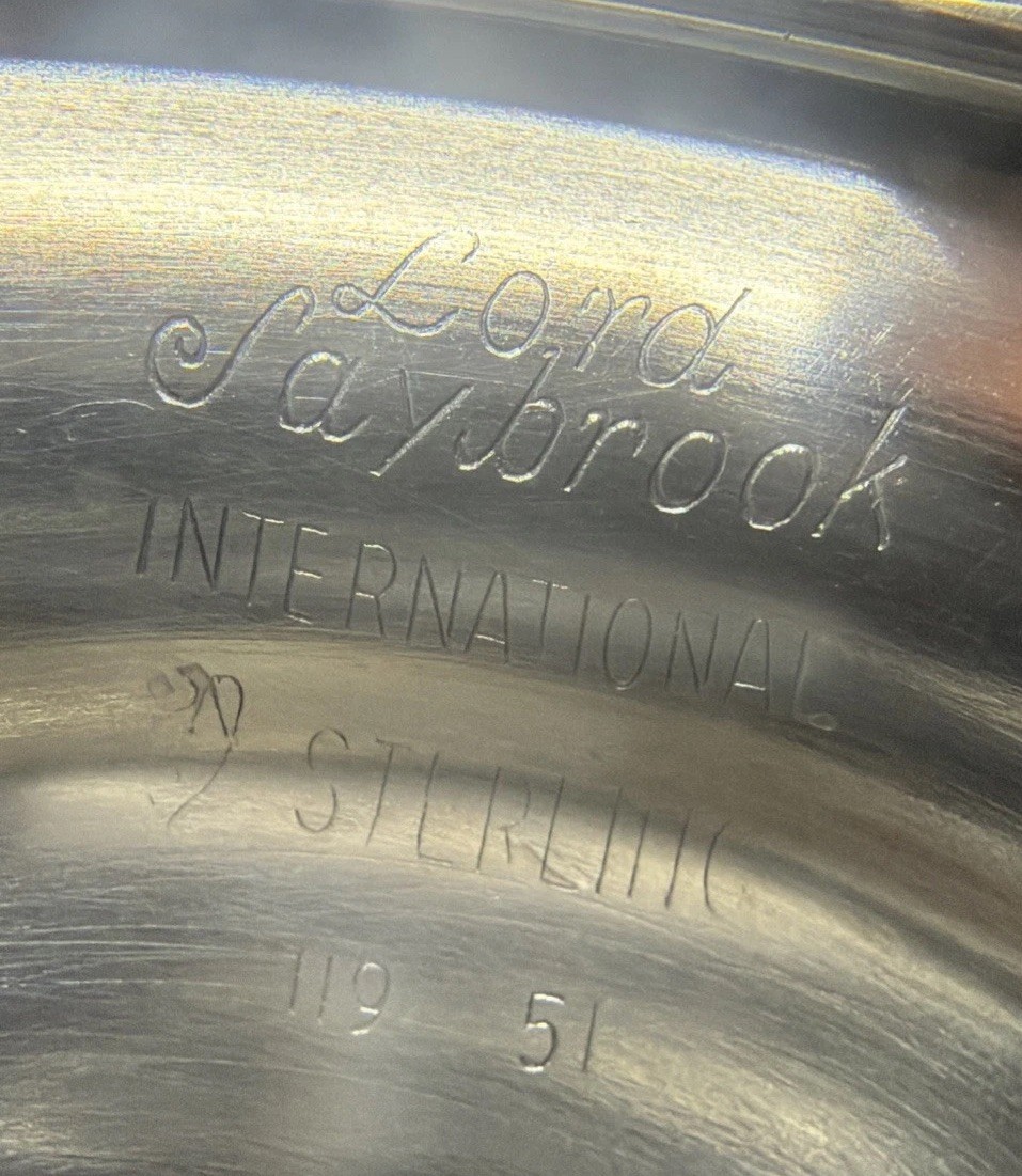 International Lord Saybrook Sterling Silver Cocktail Cup No Mono Goblet Lot Set