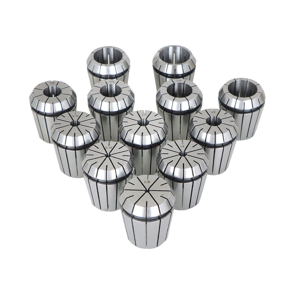 12 Pack ER40 Collet Set Spring Collets Chuck 1/8"- 1-1/8" Precision For Lathe