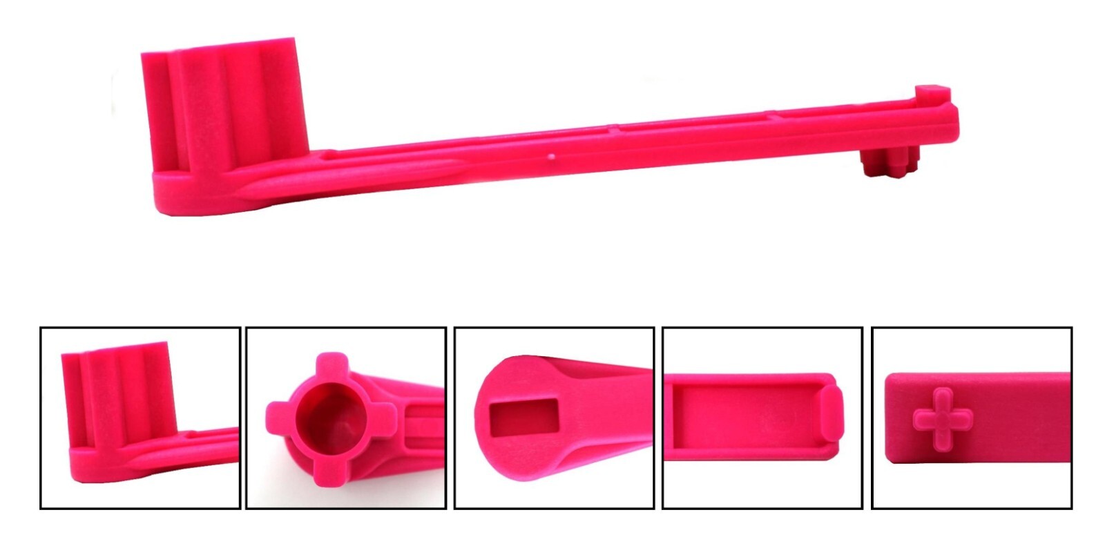 4-IN-1 Bung Drum Wrench 55-30-15 Gallon Water Barrel Nut Cap Plug Pick a Color