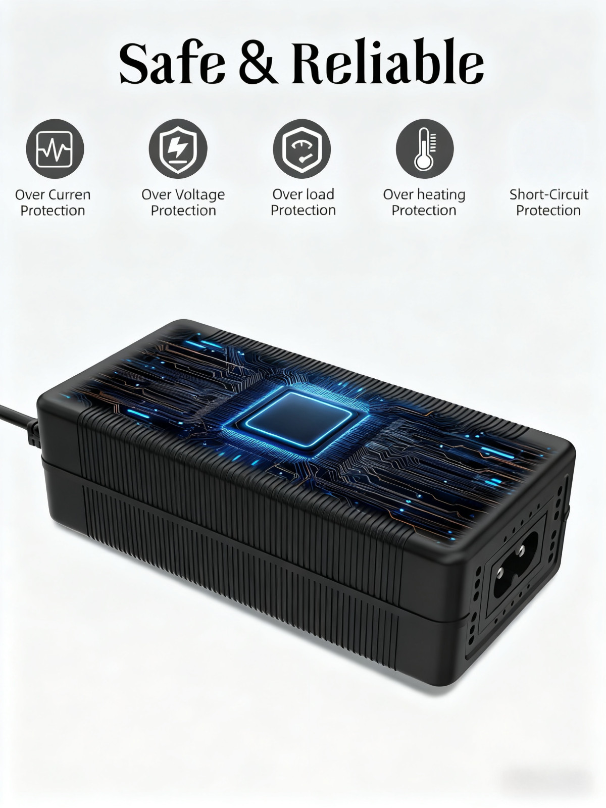 54.6V 2A AC/DC Adapter For Mercane Wide Wheel/Pro Electric Charger