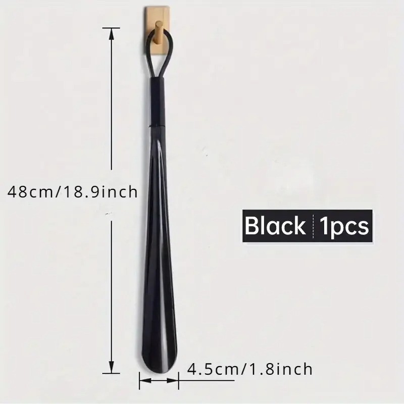 1pc Extra long flexible plastic shoe horns do not require bending durable shoe s