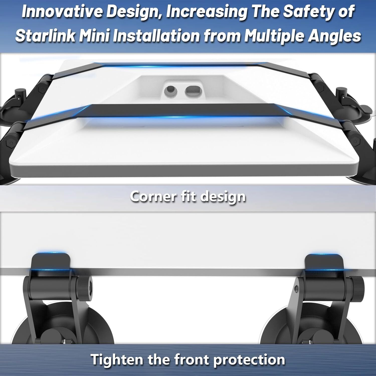 Starlink Mini Mount, Starlink Mini Sunroof Suction Cup Mount