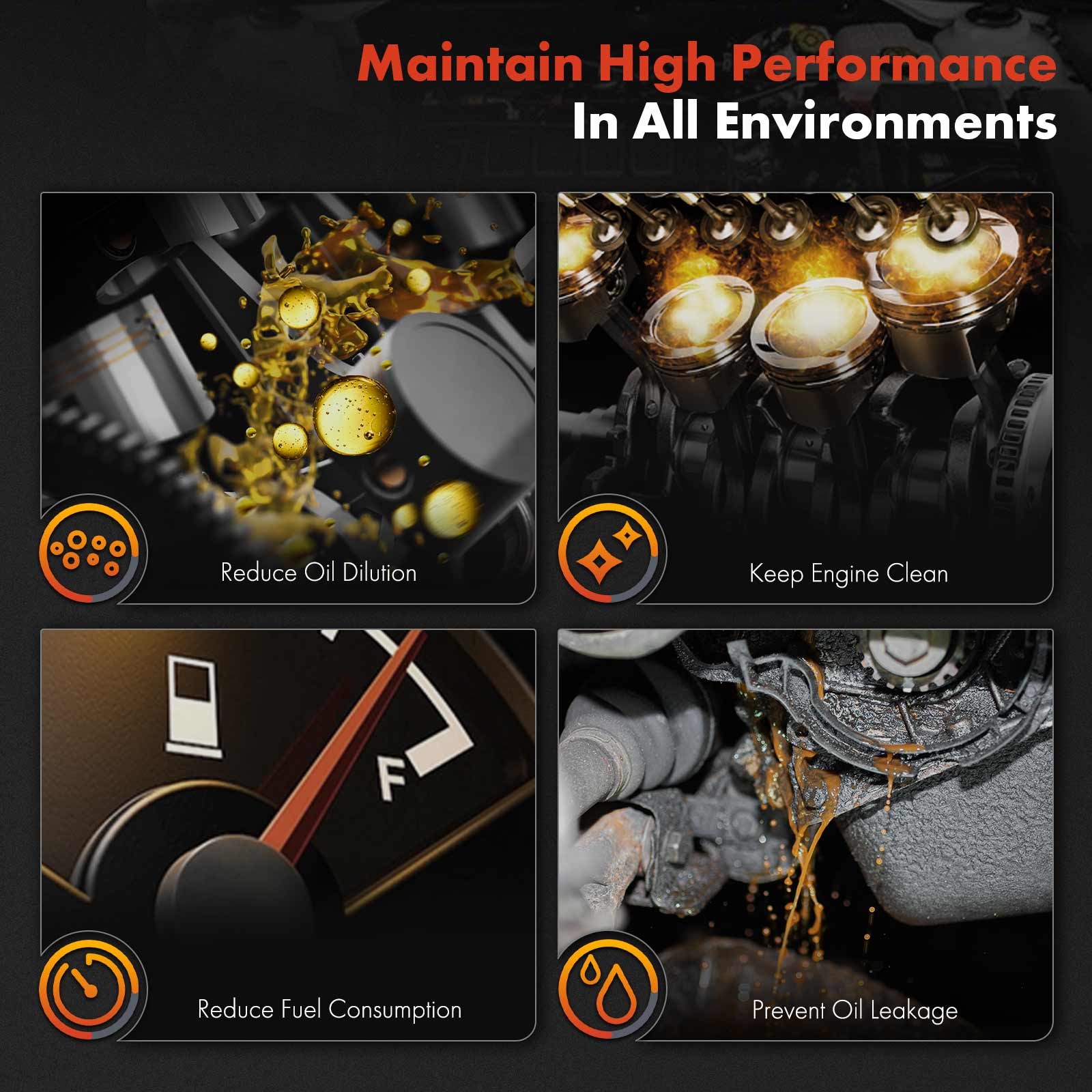 Front Coolant Reservoir w/ Cap & Sensor for Cadillac Seville 1998-2004 V8 4.6L