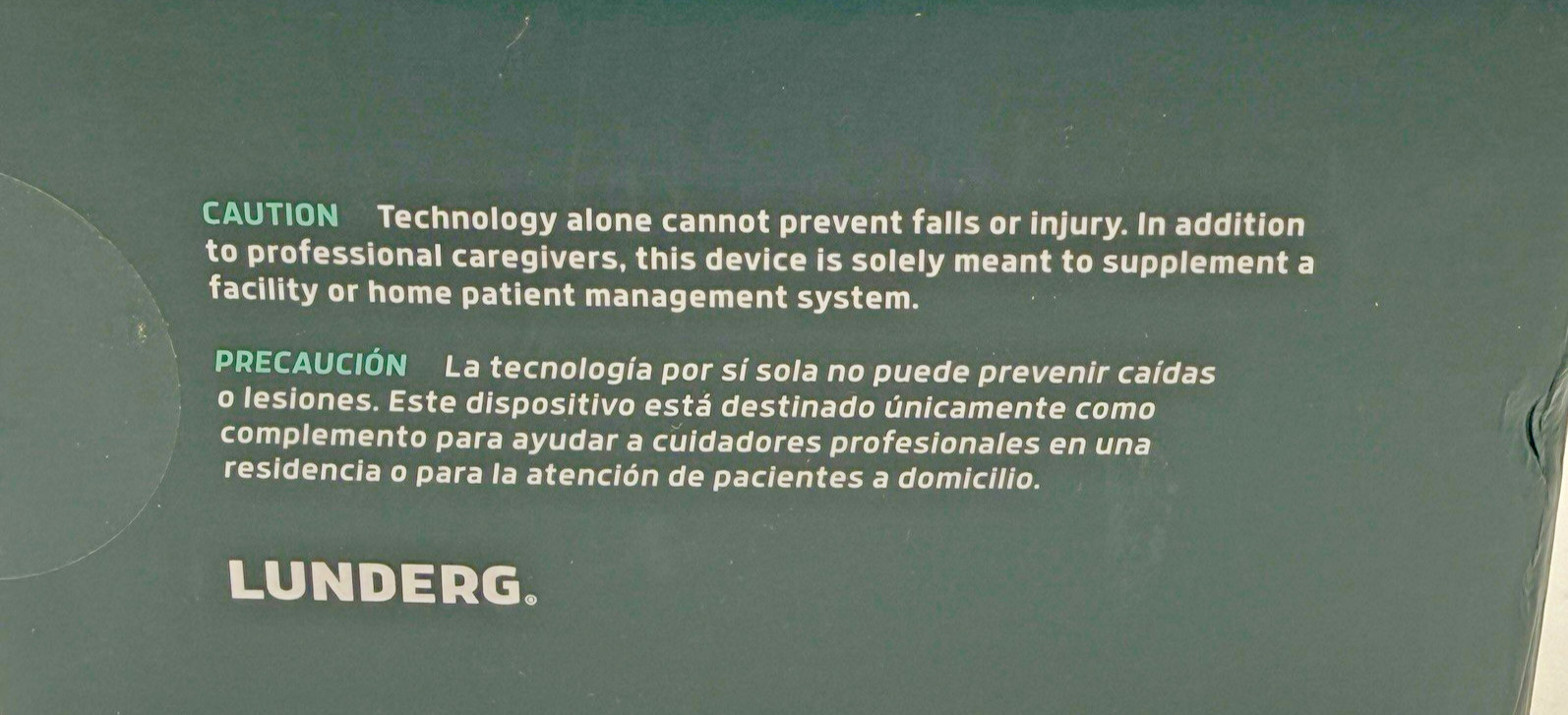 Lunderg Bed and Chair Alarm Pad System Wireless Early Alert Sensor Pad NEW!