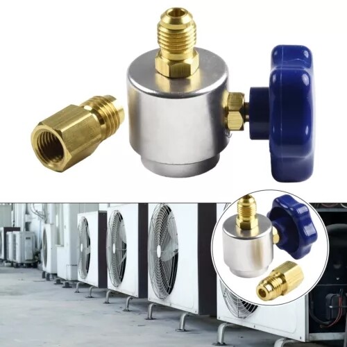 Self Sealing R134A Can Tap Valve Adapter For A/C Charging Convertor HOT