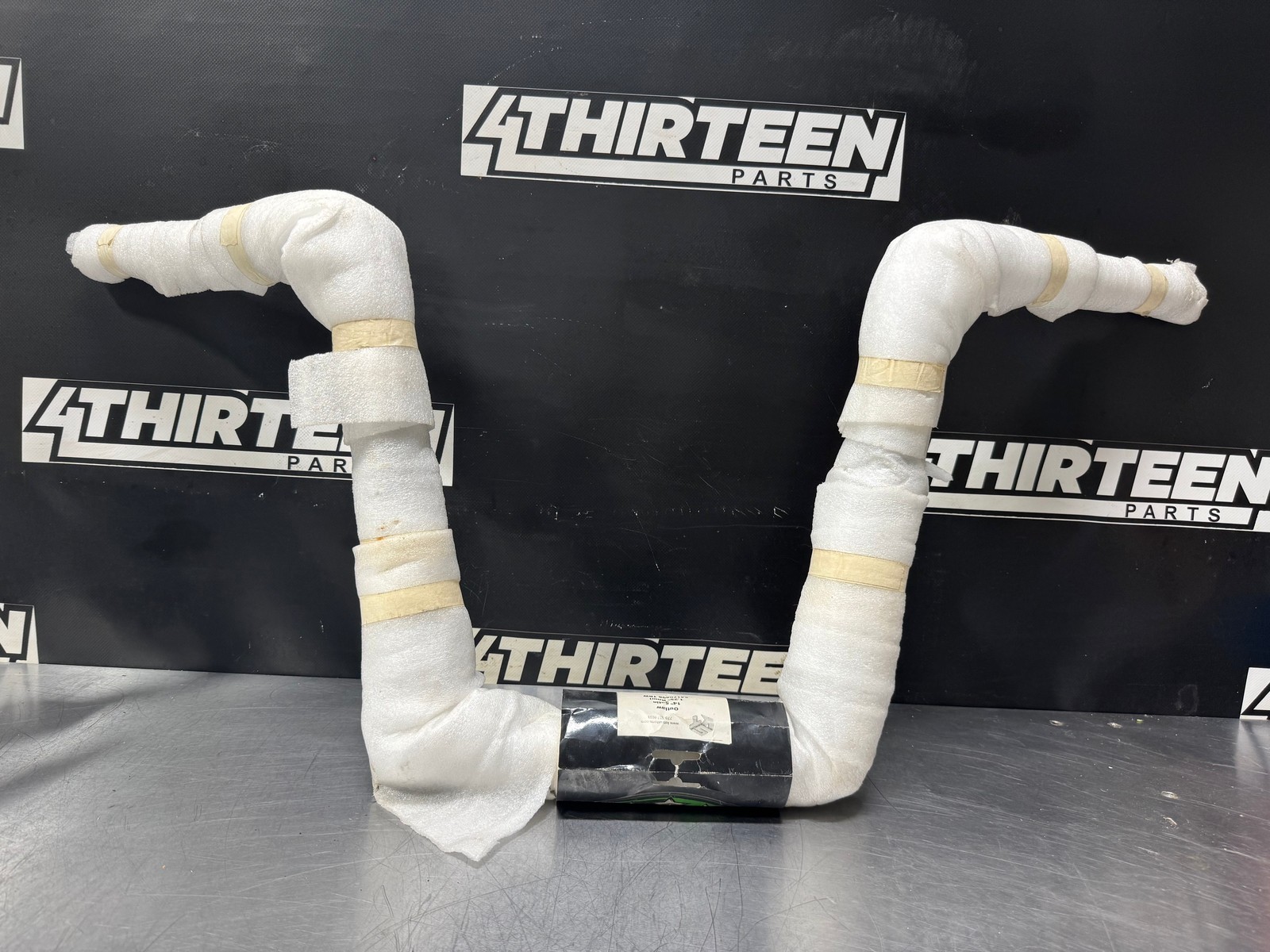 KST KUSTOMS HANDLEBARS OUTLAW 14” SATIN BLK APE HANGERS 1.25” #L440