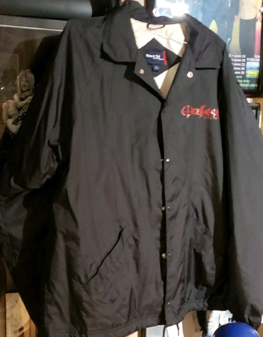 OZZFEST 2006 STAFF ONLY LARGE RAIN/WINDBREAKER(PLAYSTATION SPONSOR RARE Vintage