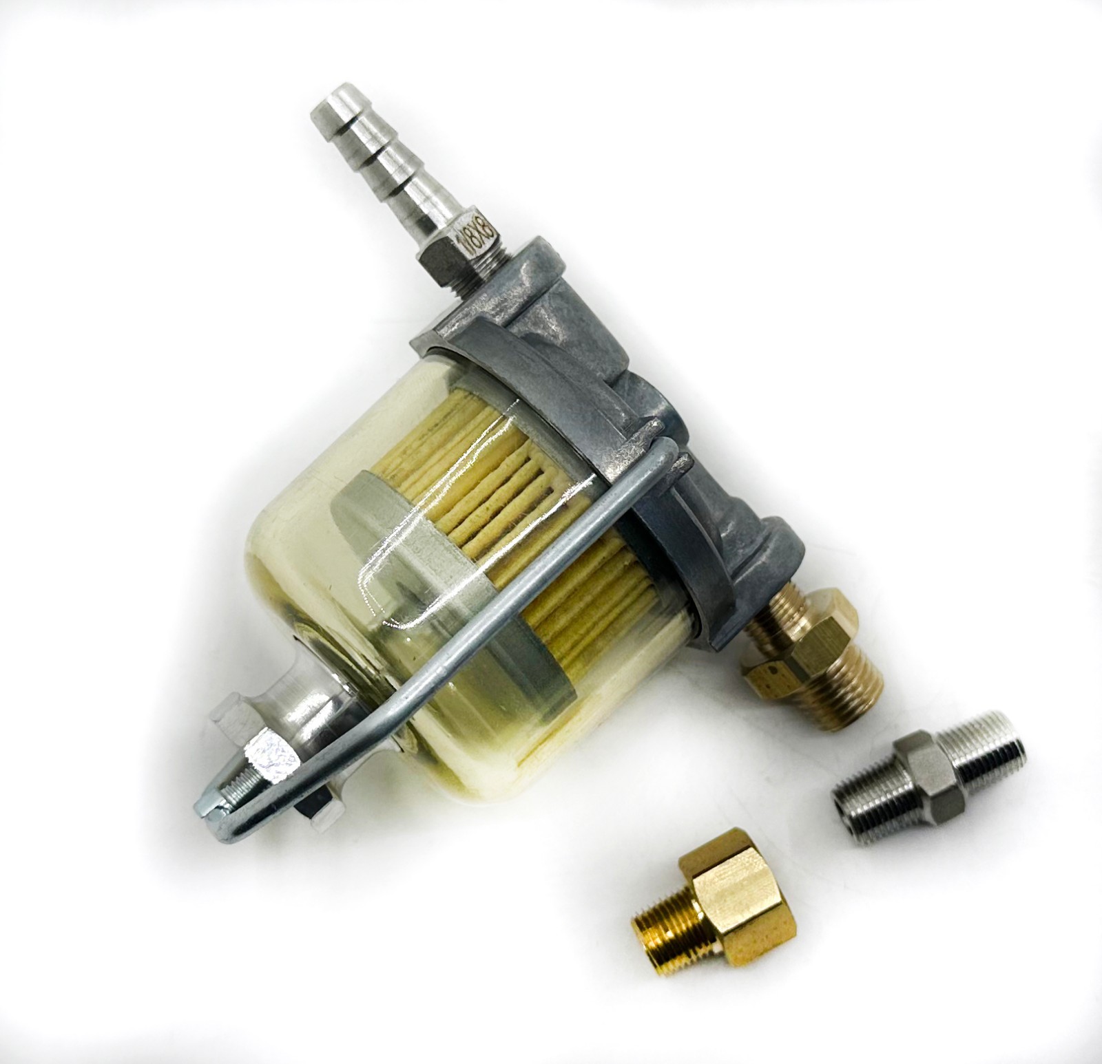 1950s–60s GM Car truck transparent bowl fuel filter For 1 or 2-barrel carburetor