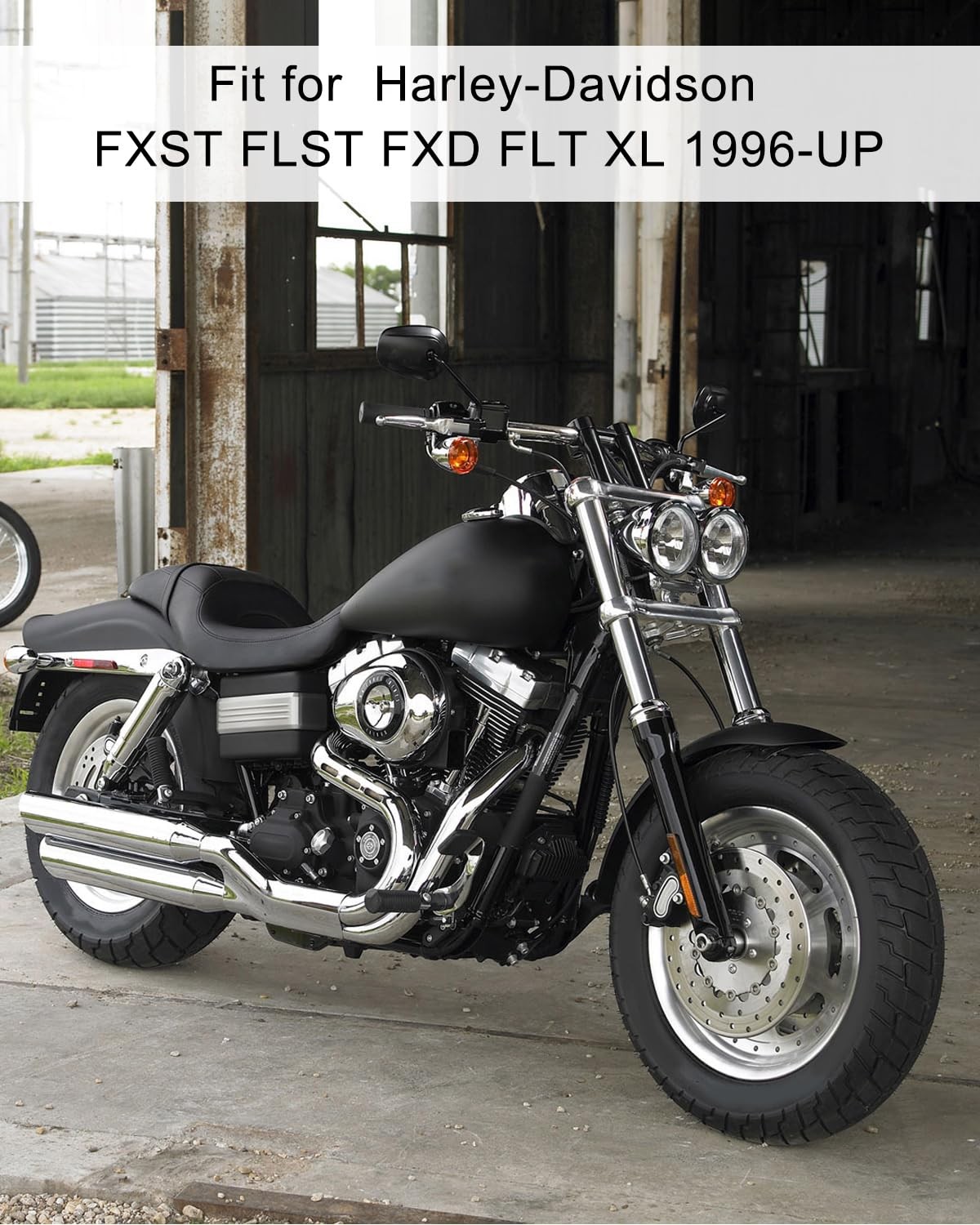 42" Stainless Steel Throttle Idle Cable Set Fit for Harley Davidson FXST FLST...