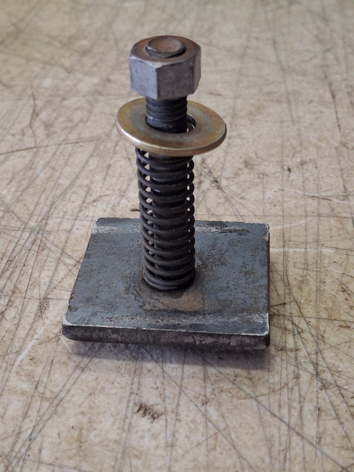 Vintage 6" Lathe Atlas 618 Craftsman 109 Tailstock Bed Clamp w/ Spring