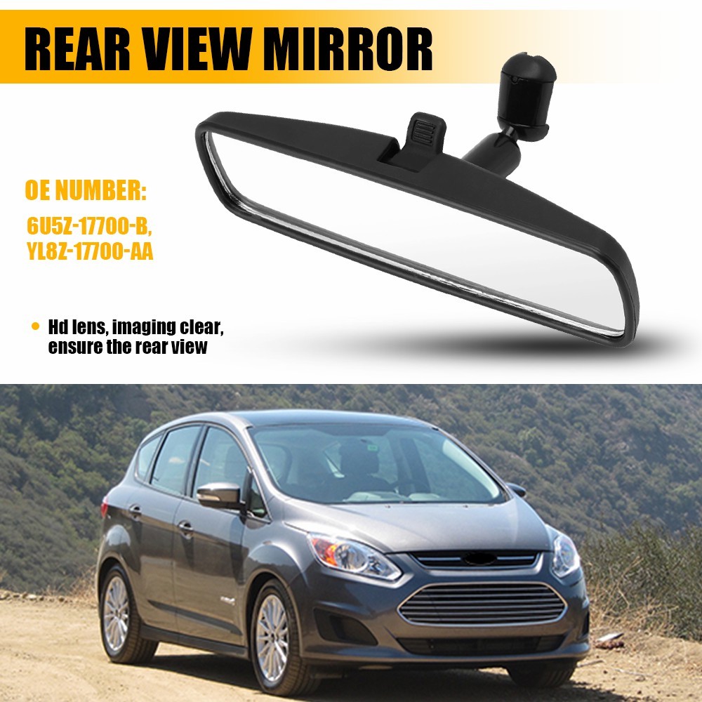 1X Interior Rear View Mirror For Ford Mustang Escape Focus C-Max Mercury Mariner