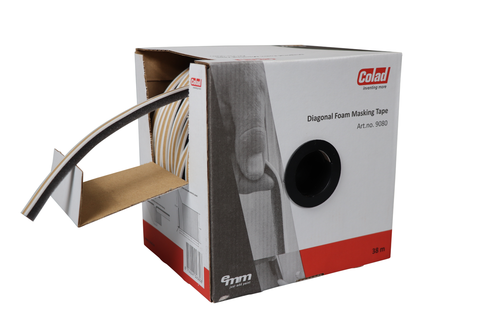 Colad Multipurpose Diagonal Foam Masking Tape for Door Appatures 9080