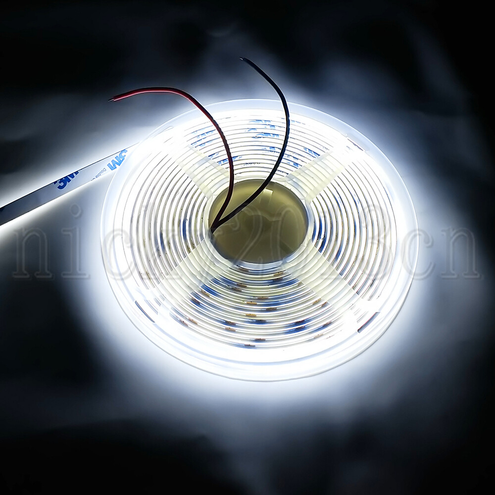 Fancy 12V COB LED Flexible Strip Light Tape Rope IP44 Waterproof Super Bright