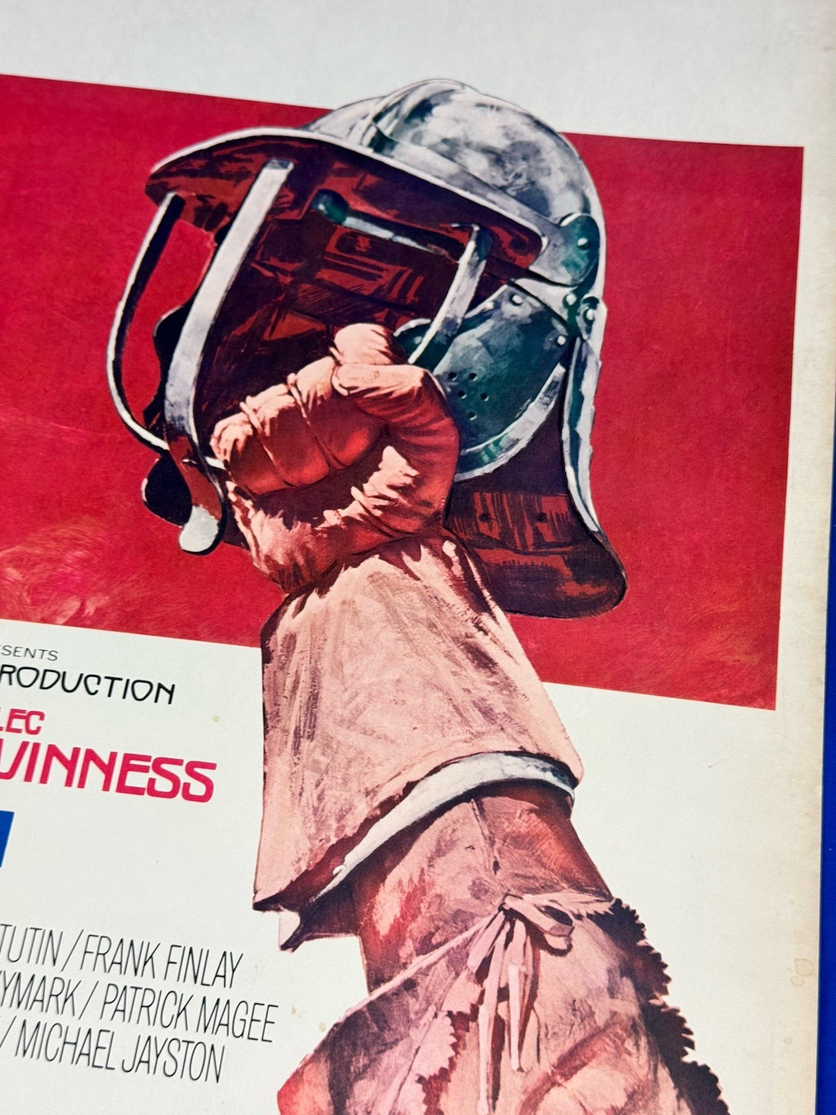 1969 Movie Poster, Card "CROMWELL" Starring Richard Harris, Alec Guinness 22x14"