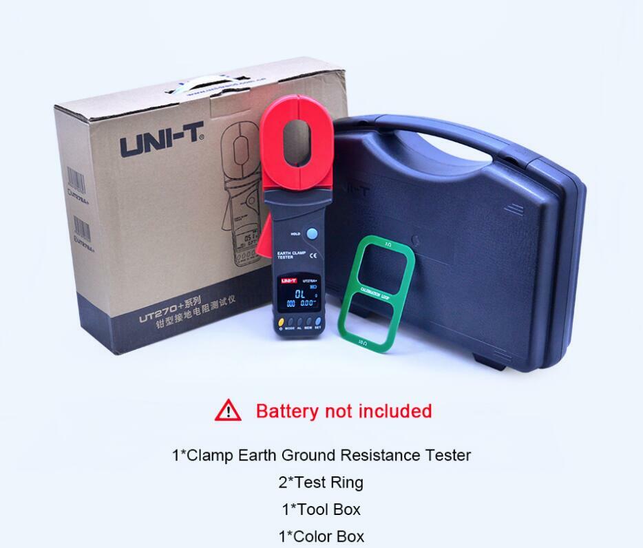 UNI-T UT278A+ Clamp Earth Tester Resistance Data Storage Visual/Audible Alarm✦Kd