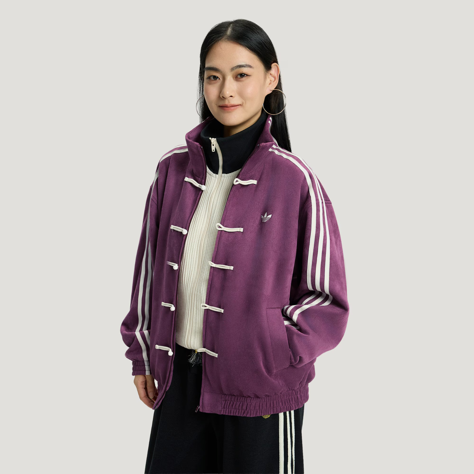 Adidas ORIGINALS CTT Chinese Jacket Purple Unisex NEW RARE LIMITED EDITION SizeS