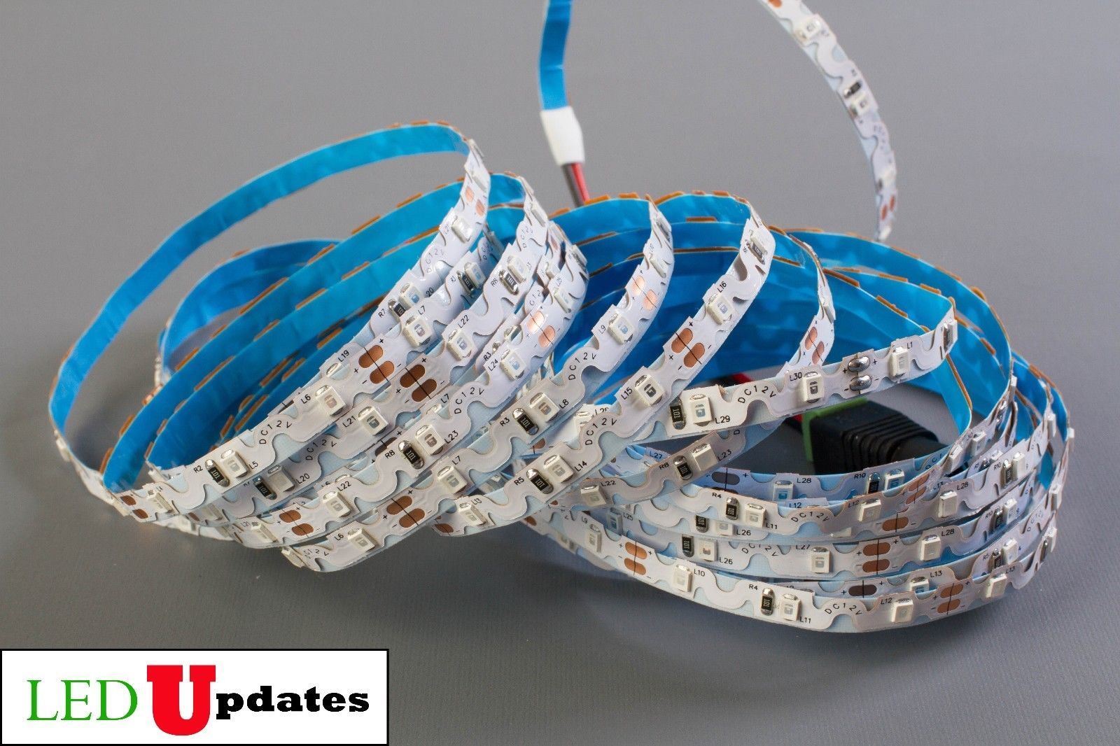 Blue LED strip light for 40" 55" 60" TV ambient 8ft with remote & AC power