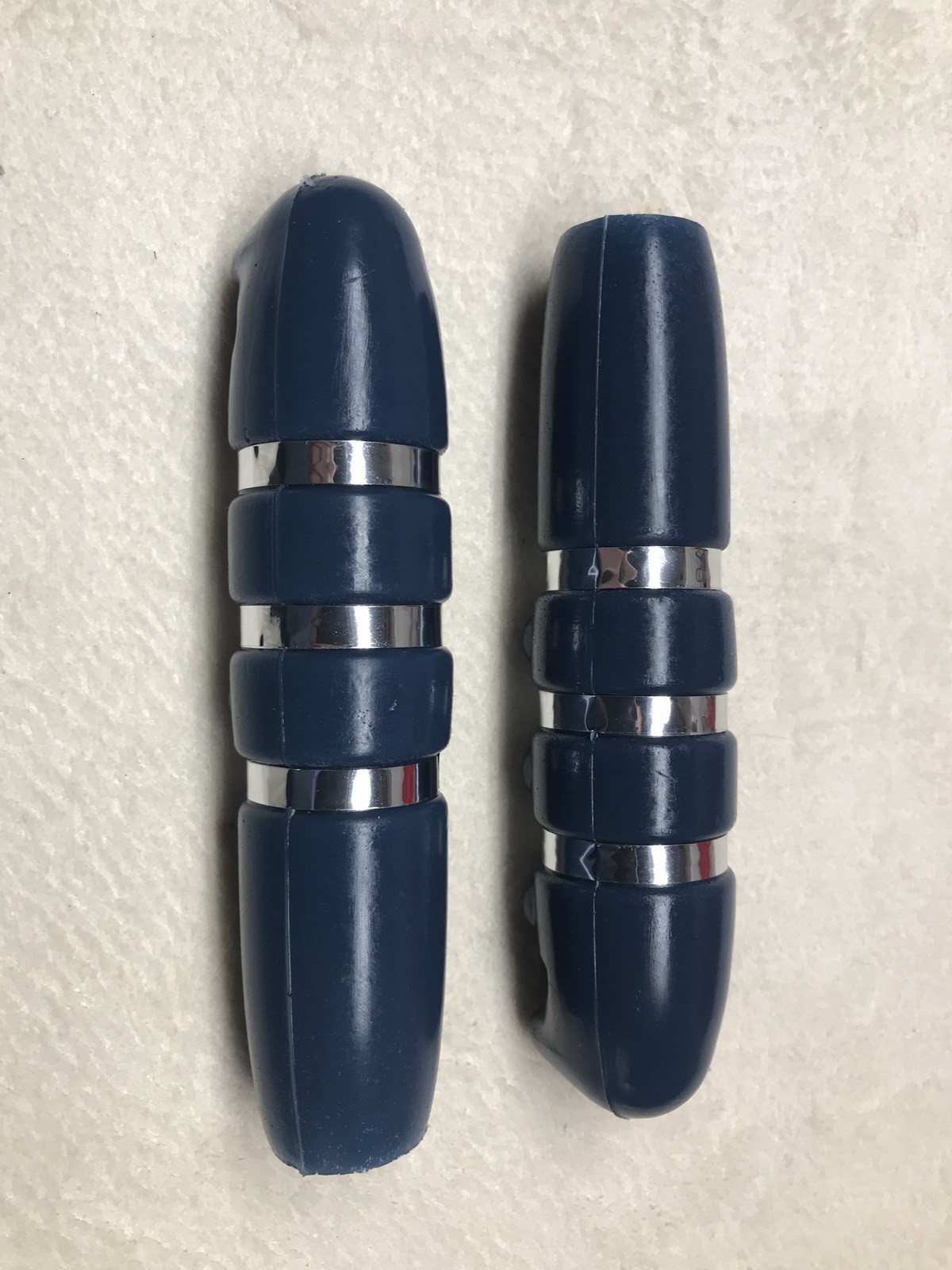 1936 Elgin Bluebird Skylark Twin 60 Robin Vintage Bicycle Handle Grips. Blue