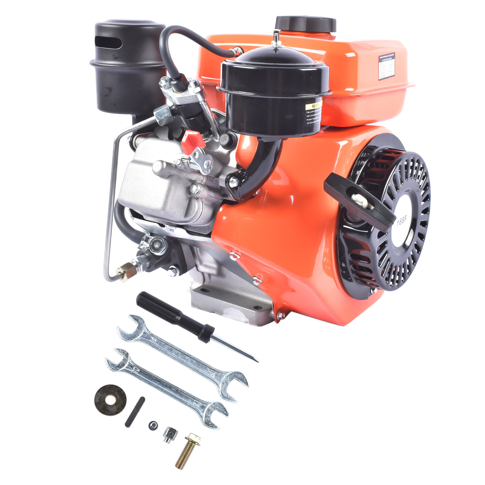 ​Heavy Duty 3HP 196CC 4 Stroke Diesel Engine/Motor - 2200W Single Cylinder