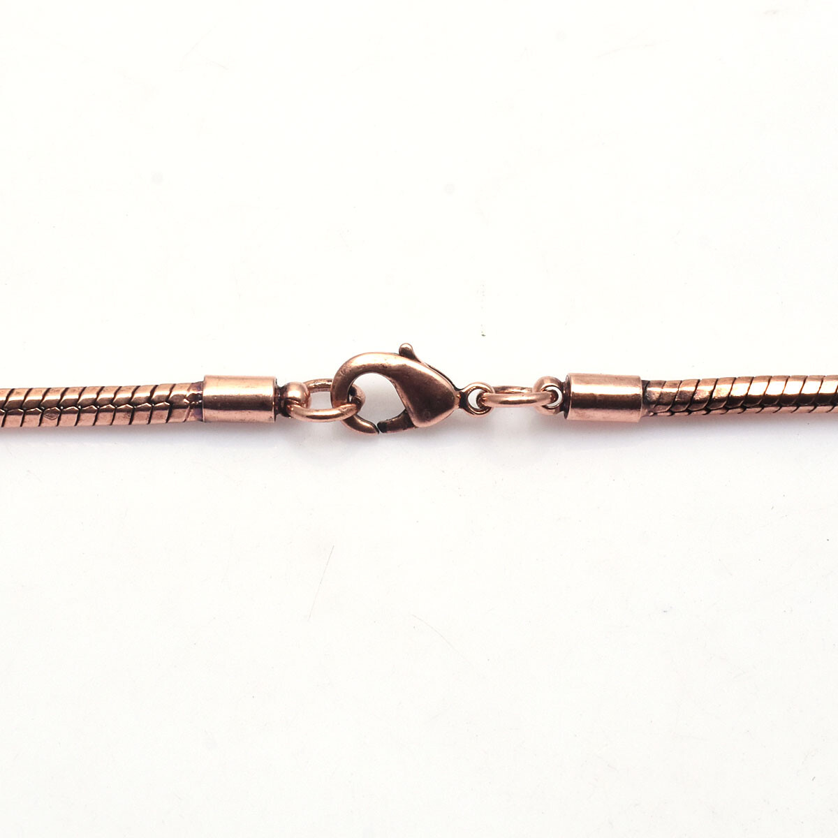 100% Oxidized Pure Copper Snake Chain Designer Link Chain Necklace Jewelry RJ-06