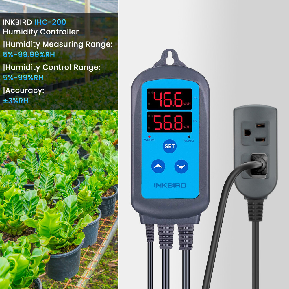 Inkbird Reptile Humidifiers Humidity Control Humidistat Fogger Mushroom Growing