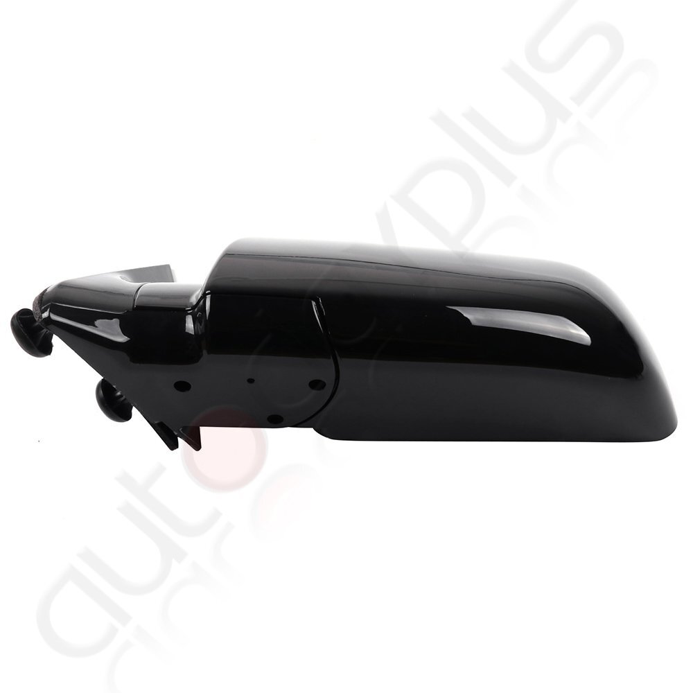 Side View Manual Fold Mirrors Pair For 1988-1998 GMC Chevy Pickup Truck Black