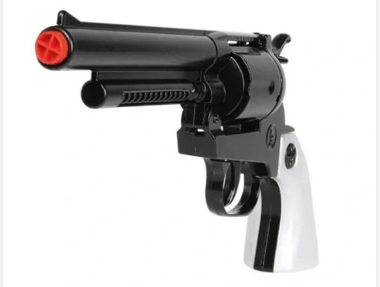 12 Shot PEACEMAKER Black-Pearl Grips Cap Gun Pistol Gun Capgun TOY Gonher Spain